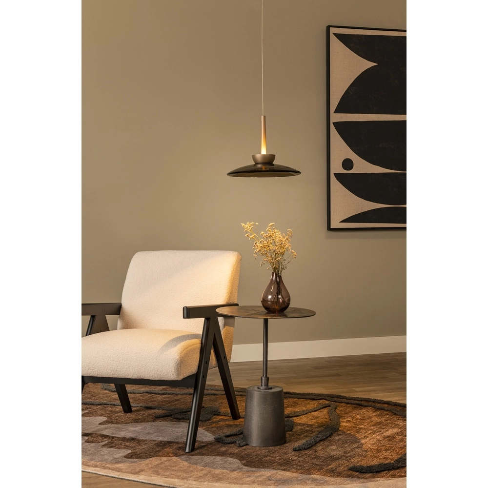 Glazen led hanglamp Santiago Ø 32cm - champagne Premium by Lucide 5411212221919