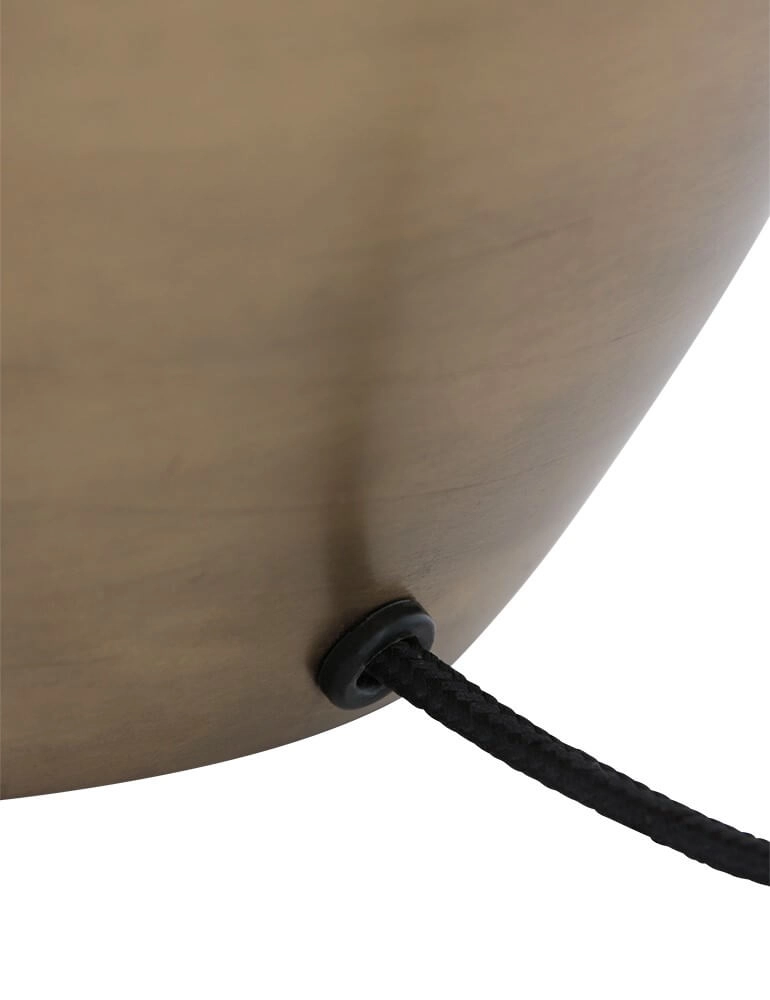 Gouden schemerlamp Brass met groen velvet Steinhauer 8712746151947