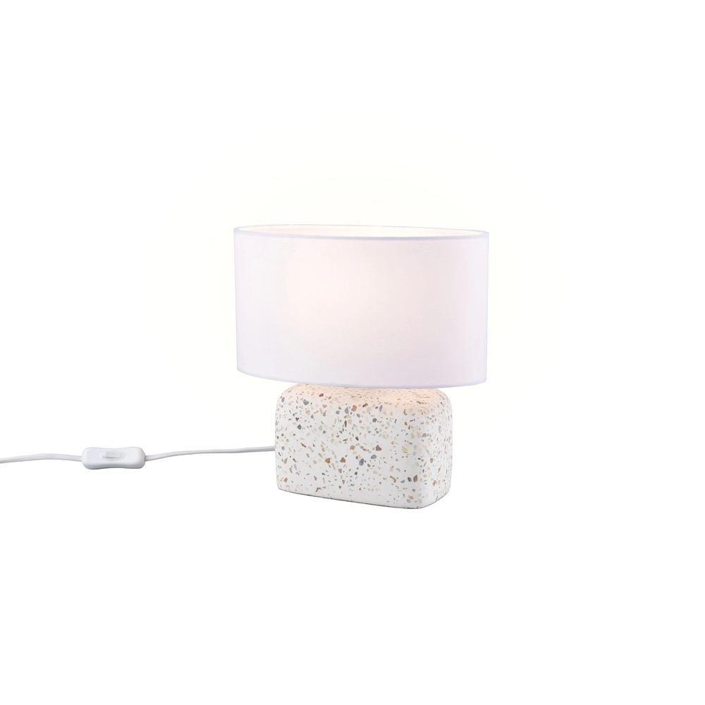 Tafellamp keramiek Livare met schemerlampkap wit