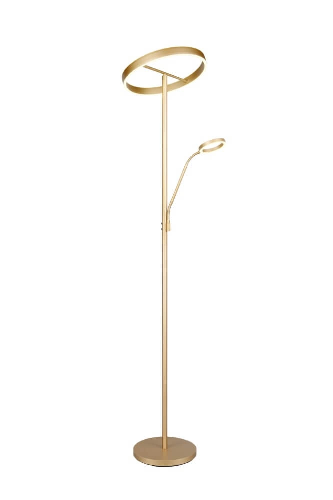 Design leeslamp Willis Goud - 180cm Trio 4017807627923