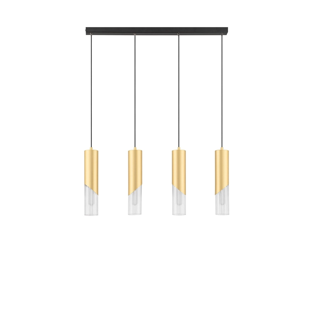 Design hanglamp Modesto 4-lichts goud Lyora 5212063501461