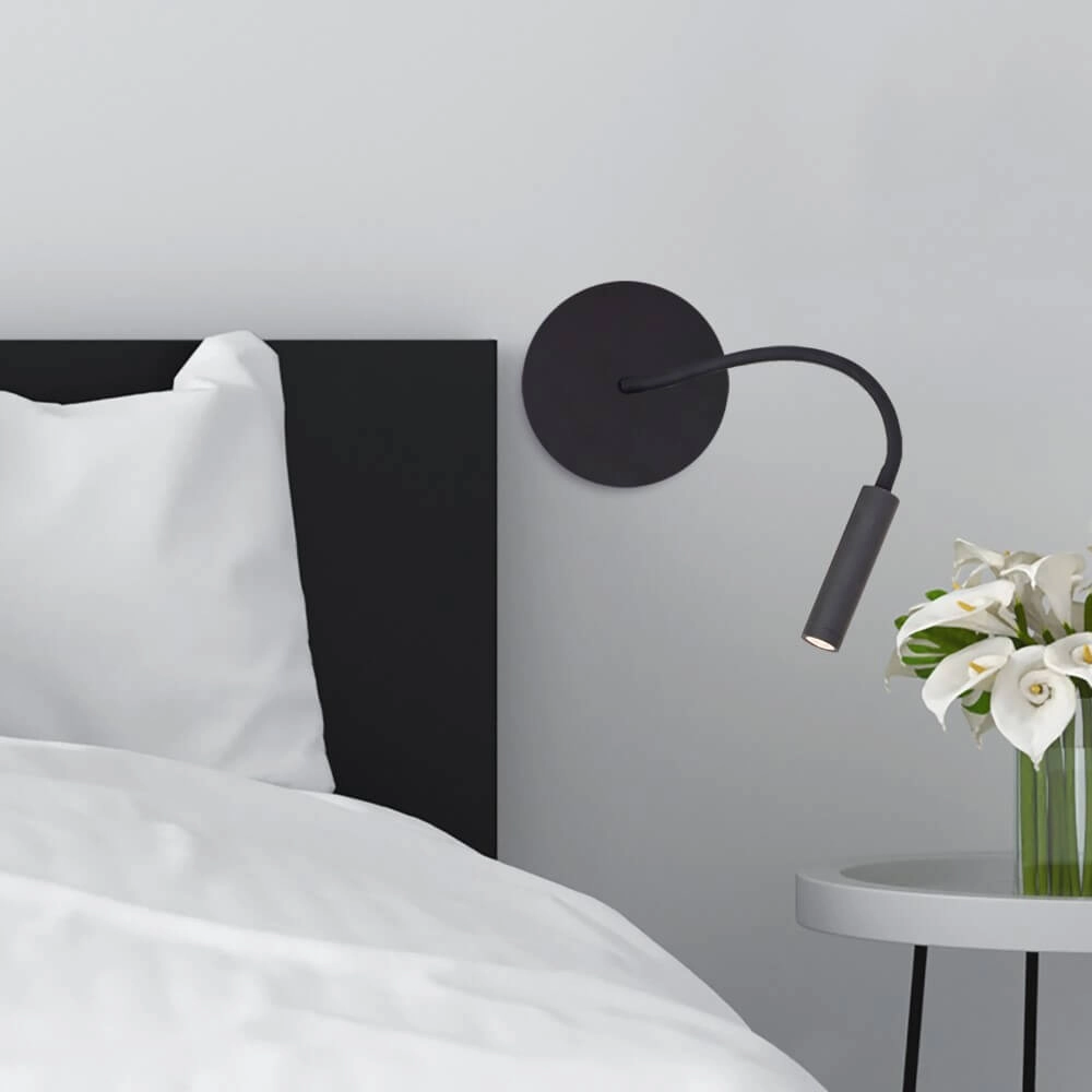 Wandlamp Jutta zwart flexibel Brilliant 4004353425844