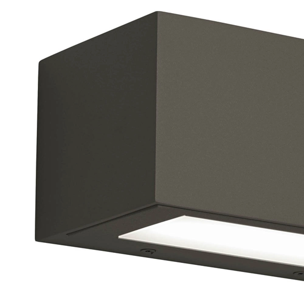 Vierkante Up - downlight Spot 22cm antraciet Franssen 8010789068483