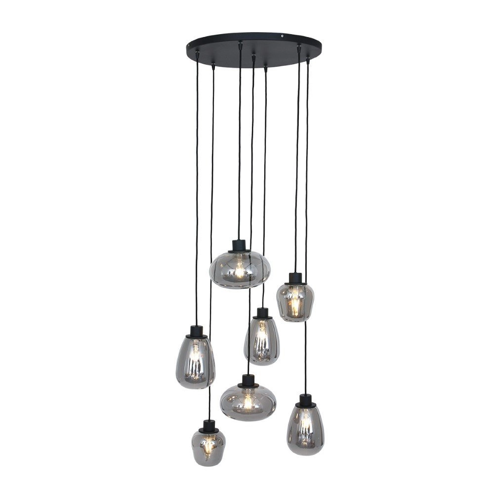 7-lichts hanglamp Reflexion