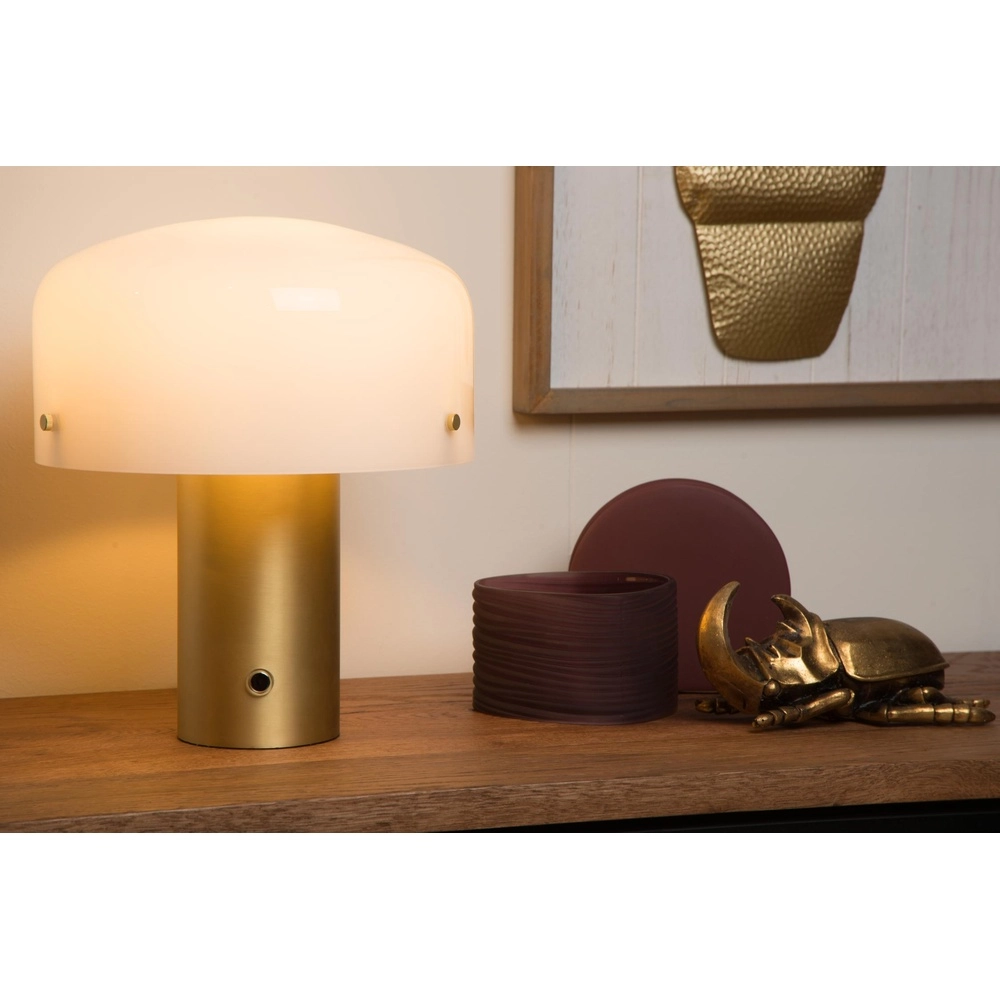 Tafellamp Timon 27cm goud Lucide 5411212051394