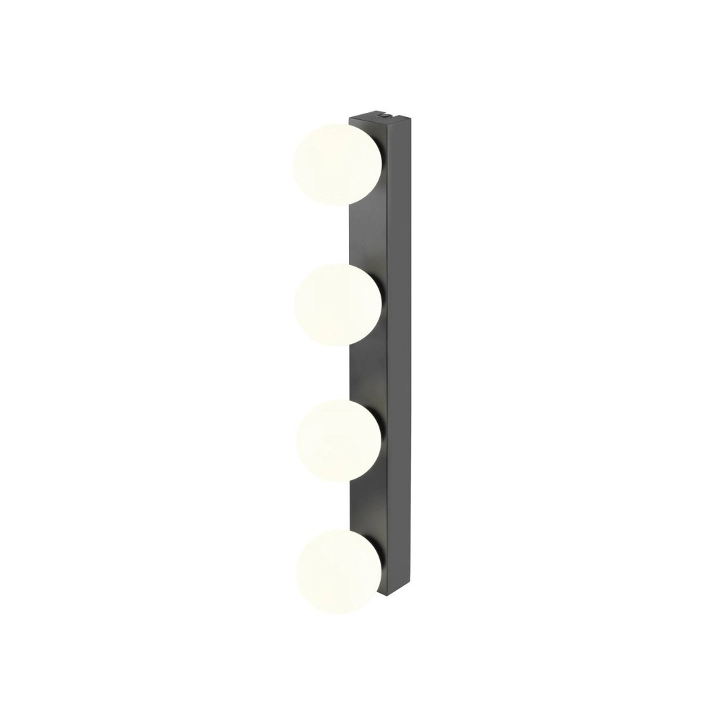 Wandlamp Sun Mirror 3-lichts zwart SLV 4024163318310