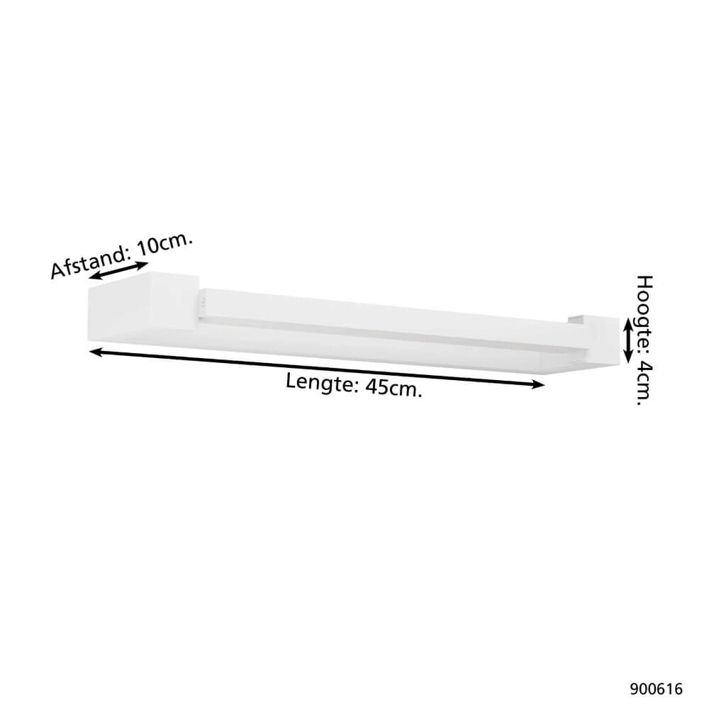 Spiegel wandlamp Gemiliana chroom Eglo 9008606245130