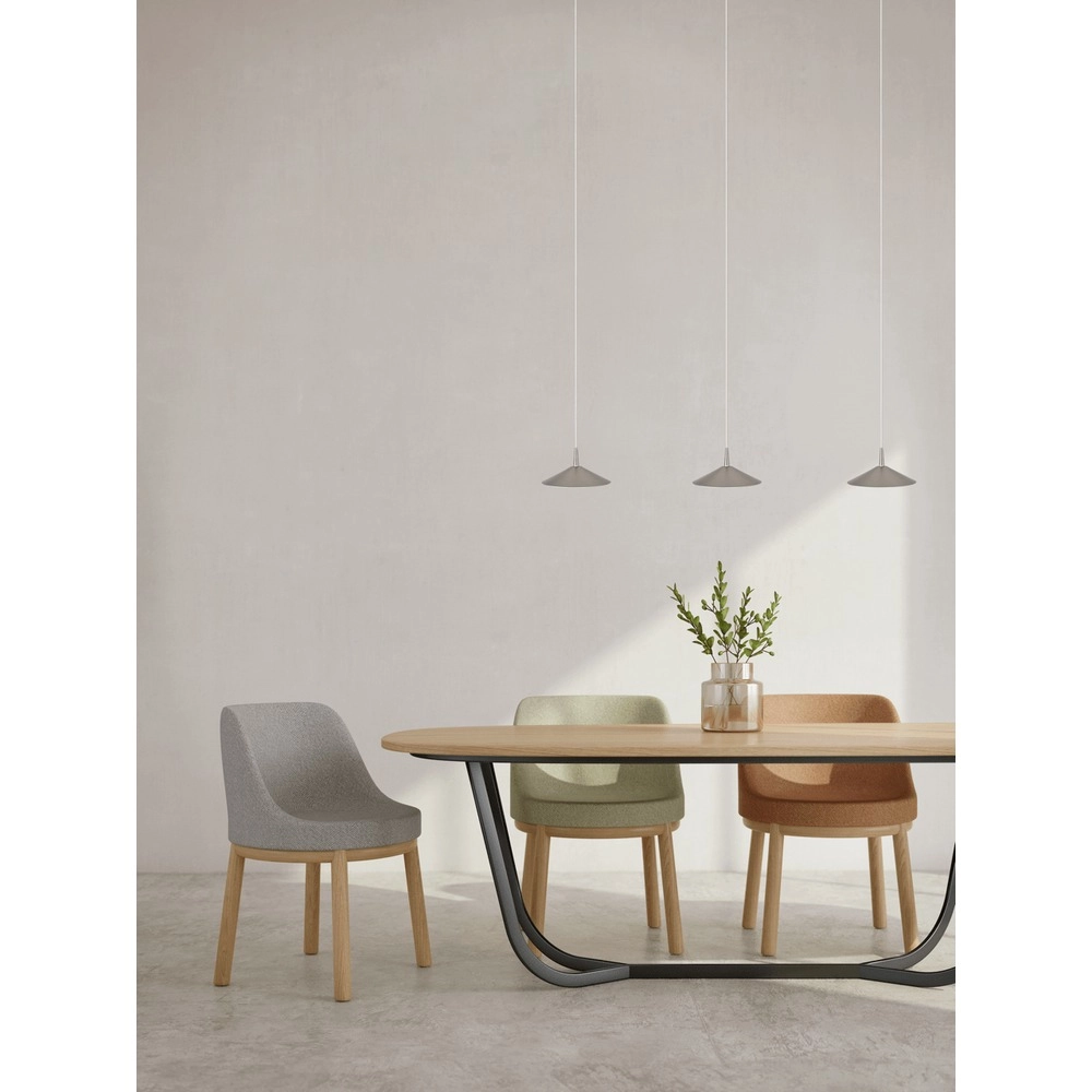 3-lichts hanglamp Ceppo nikkel Ø 18cm Masterlight 8718121358529