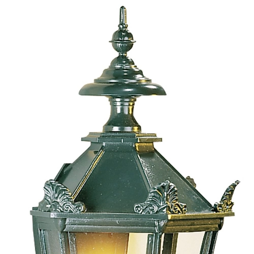Nostalgische muurlamp Oxford 11 met kronen - zwart KS Verlichting 8714732120241