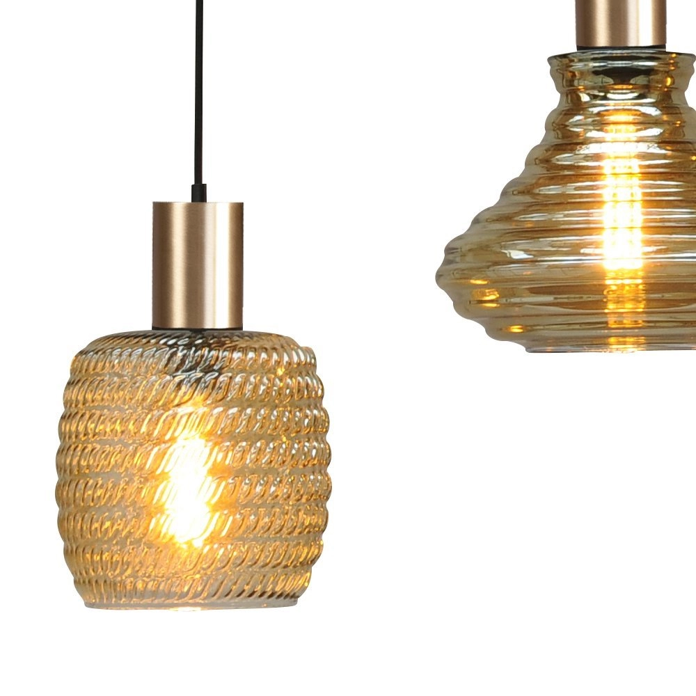 Hanglamp zwart met goud Bounty Curiosa 5-lichts Masterlight 8718121256016