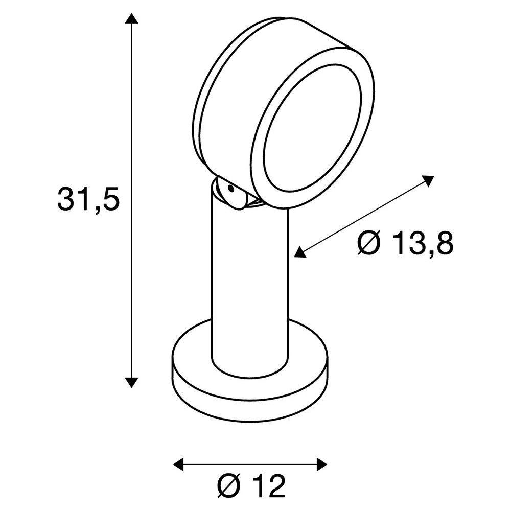 Richtbare padverlichting Eskina 30 SLV 4024163231008