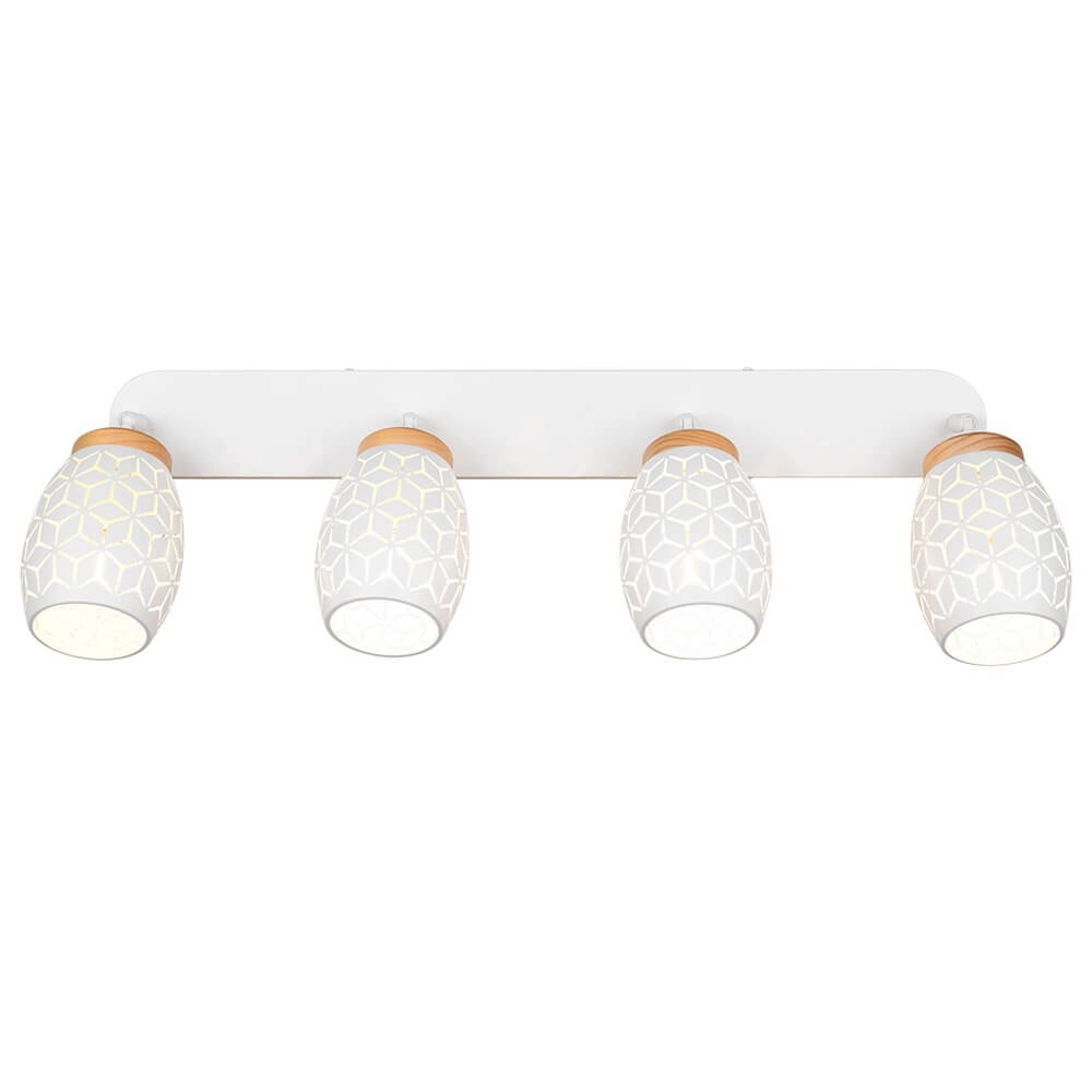 4-lichts opbouwspot Bidar wit Trio 4017807640694