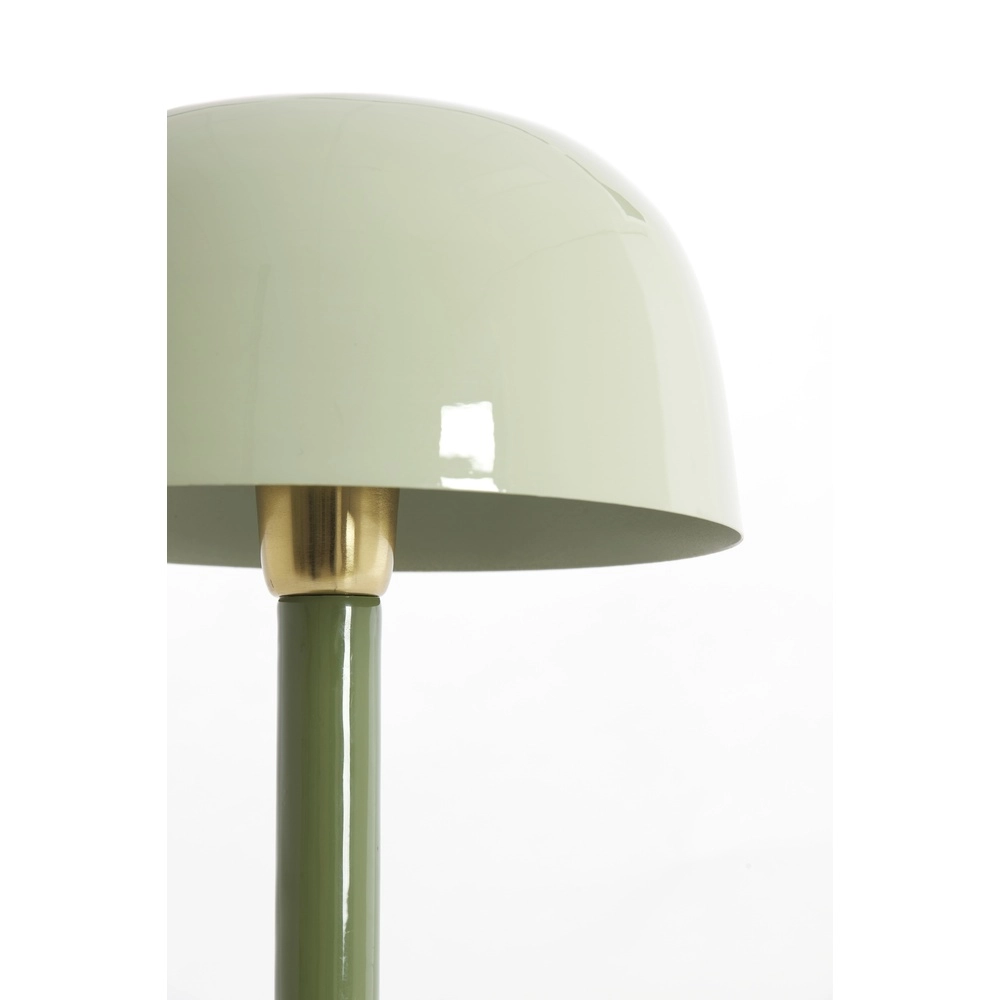 Bureaulamp Marivet glans groen - Ø 25cm Light & Living 8717807816216