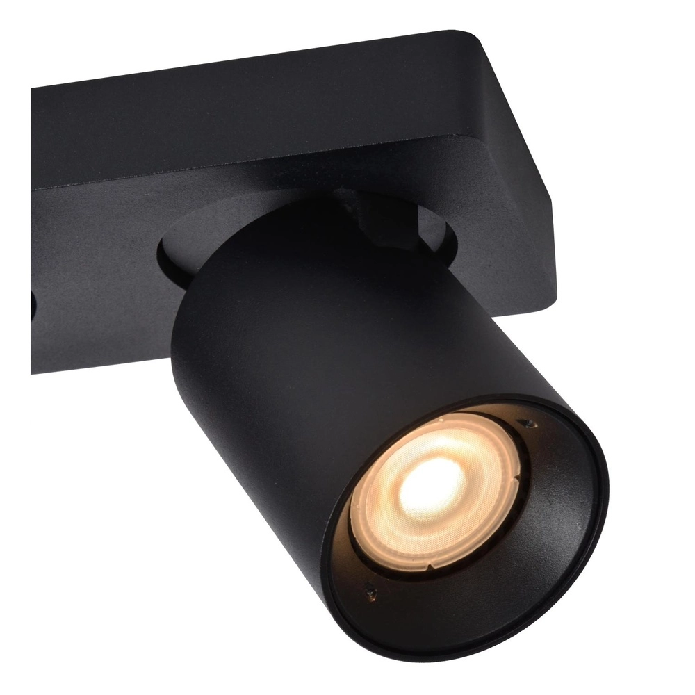 Plafondspot Nigel 3-lichts zwart Lucide 5411212092571
