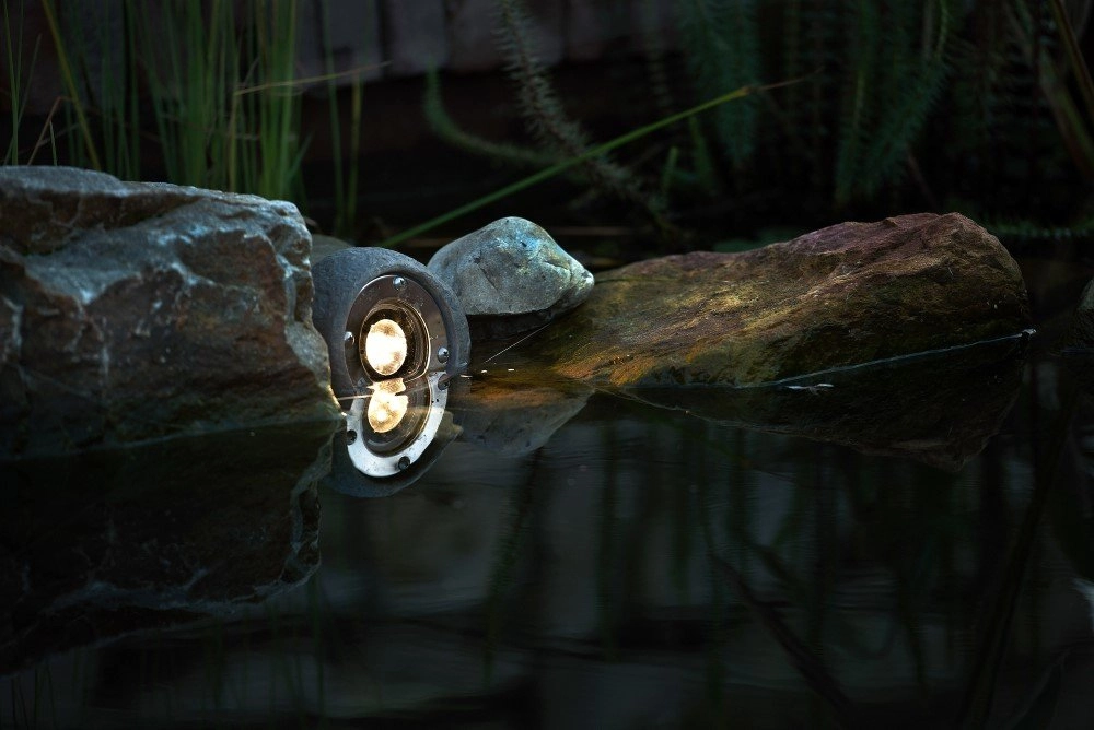 Led tuinspot Lapis 12V 3w - 3000K keivorm steengrijs GardenLights 5907800855999