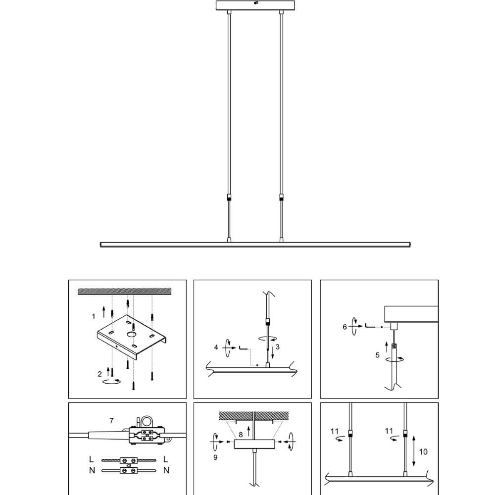 Design hanglamp Zelena grijs Steinhauer 8712746119817