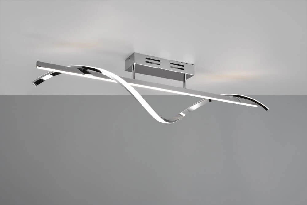 Plafondlamp Isabel 100cm lang chroom Trio 4017807561371