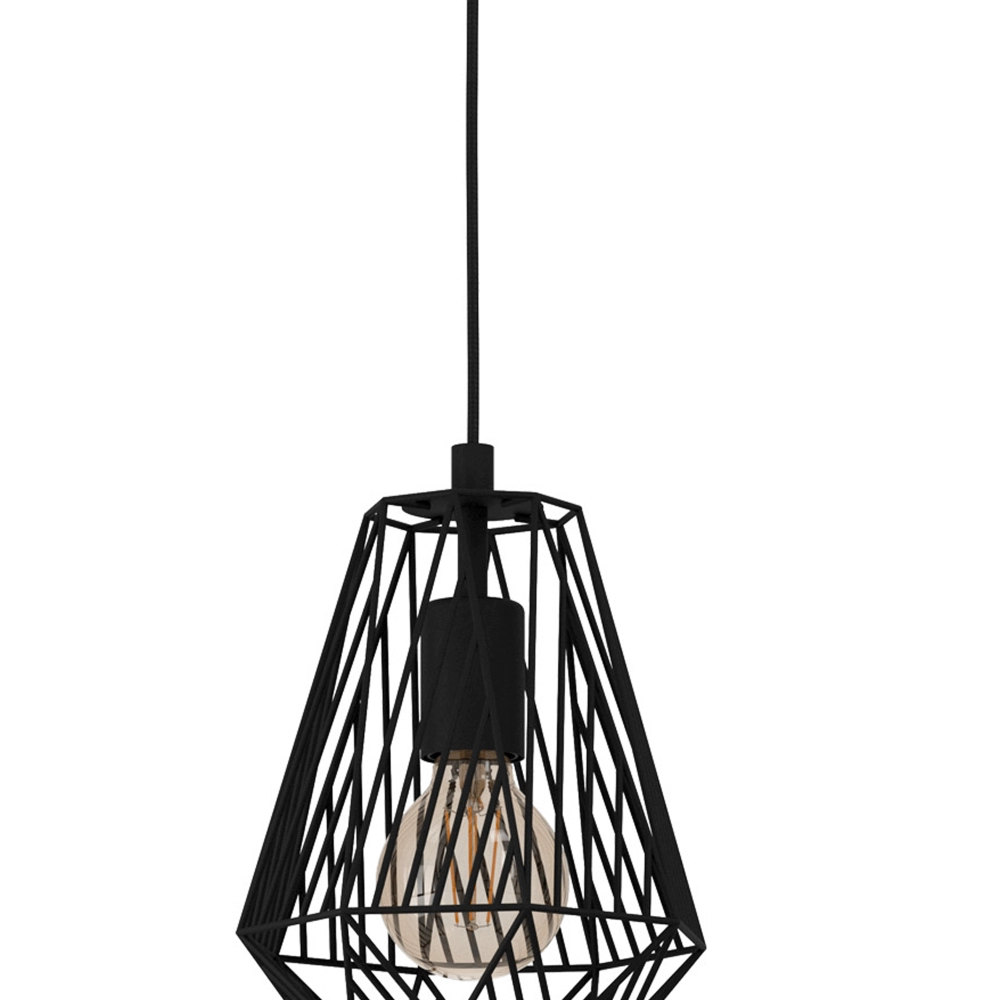 Zwarte eettafellamp Stype Eglo 9002759436933