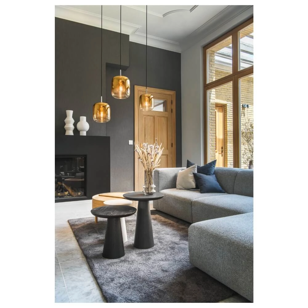 Glazen hanglamp Pantilo goud glas - Ø20cm SLV 4024163266451