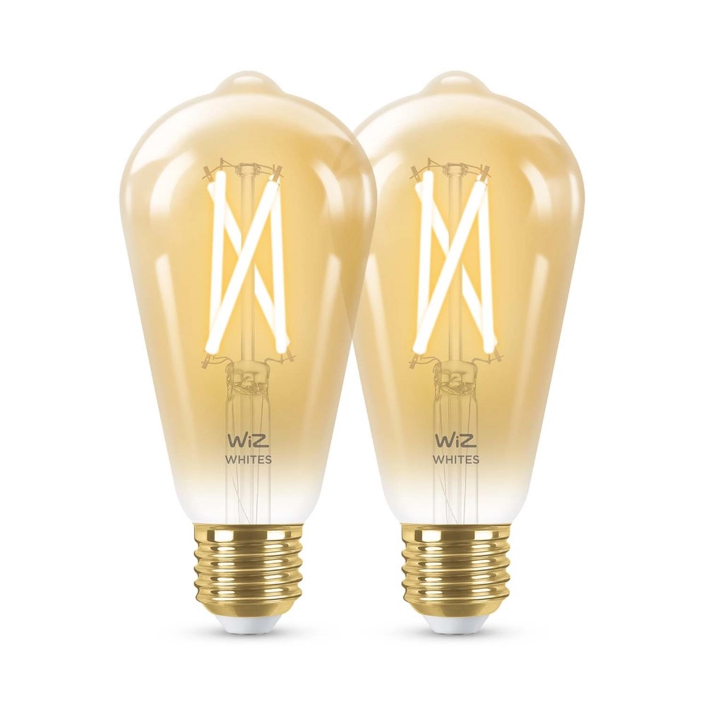 Set goldline lampenbollen WiZ - 2x 6,7W - E27 - Led