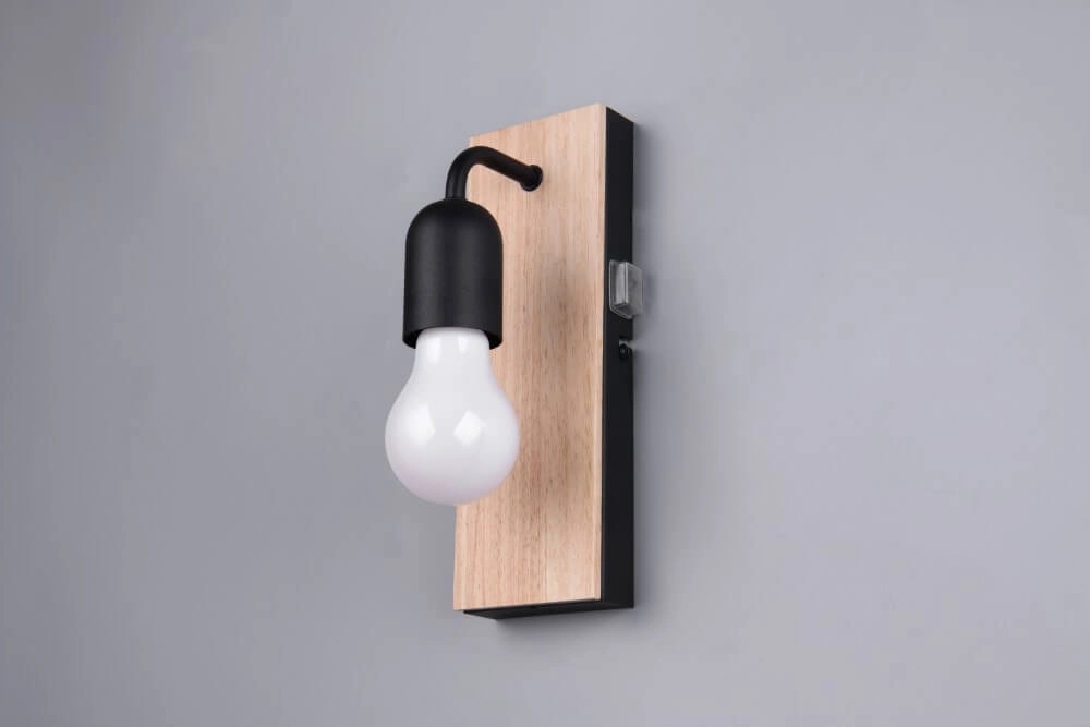 Landelijke badkamer wandlamp Arturo 1x E27 Trio 4017807615678