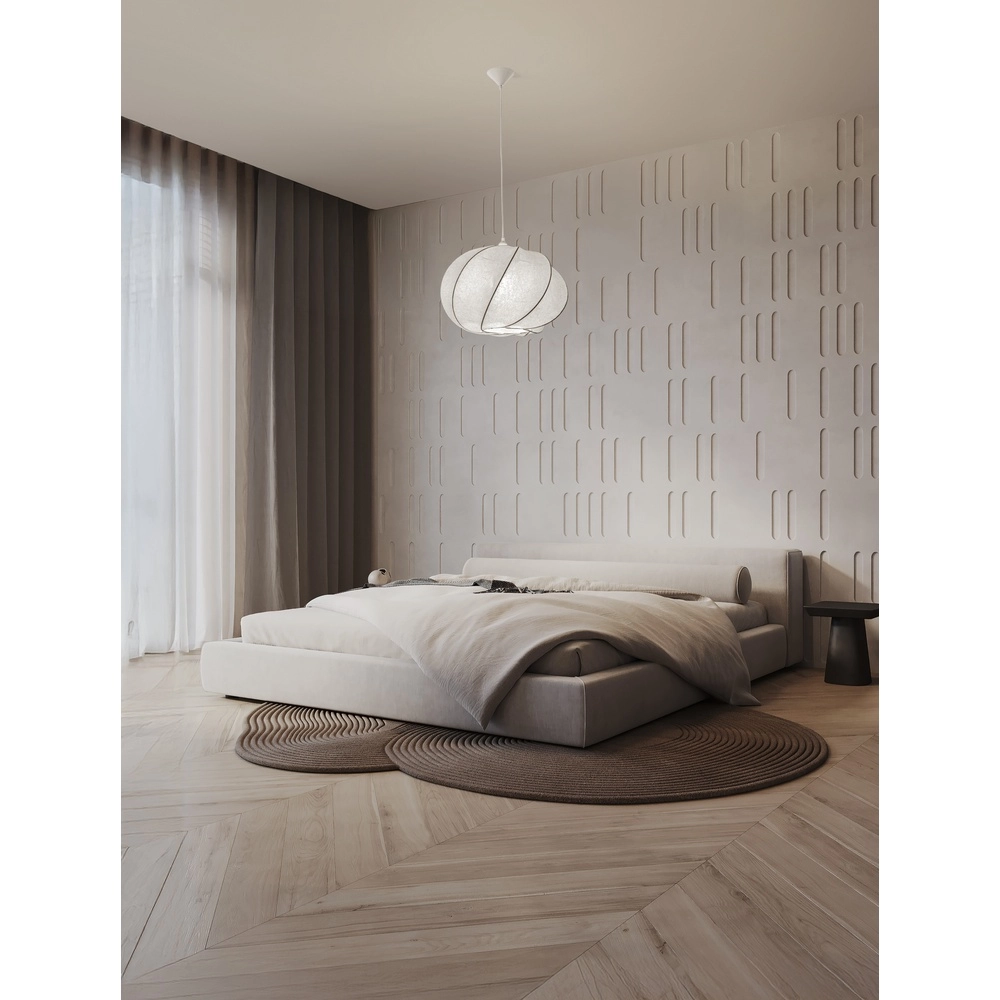 Hanglamp Bora wit Ø 55cm Lyora 5212017477446