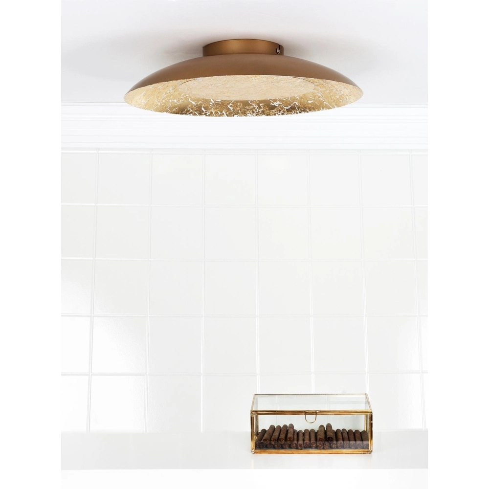 Plafondlamp Foskal Ø 34,5cm goud Lucide 5411212791252
