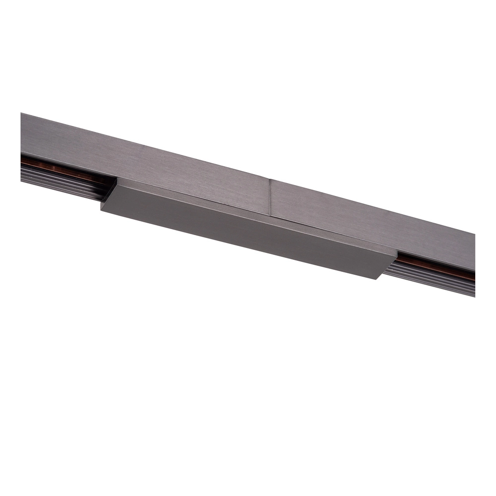 Recht koppelstuk 1-fase Linial mat zwart chroom Premium by Lucide 5411212552105