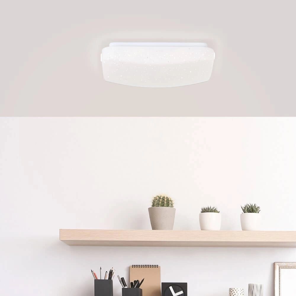 Plafondlamp Farica Starry 22cm - 3000K met sterrenfunctie Brilliant 4004353410420