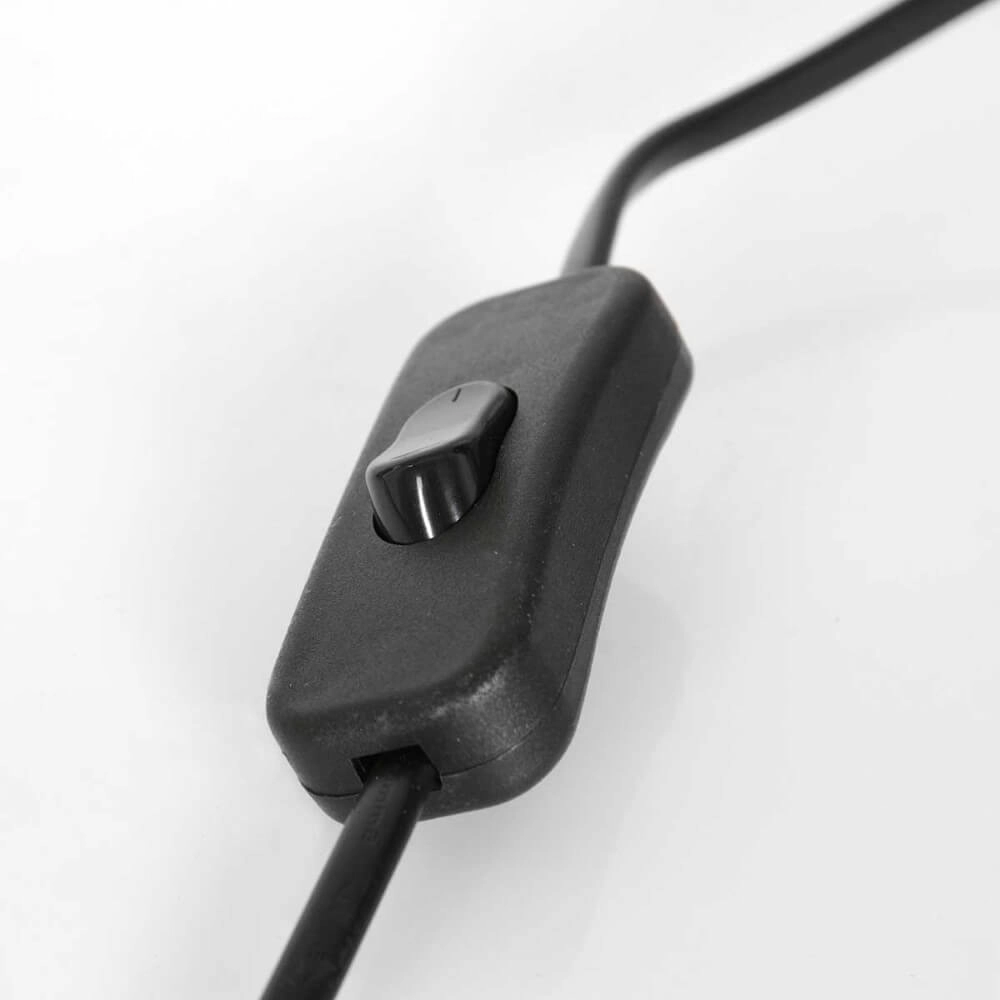 Tafellamp Ambiance zwart met smoke glas Steinhauer 8712746165074