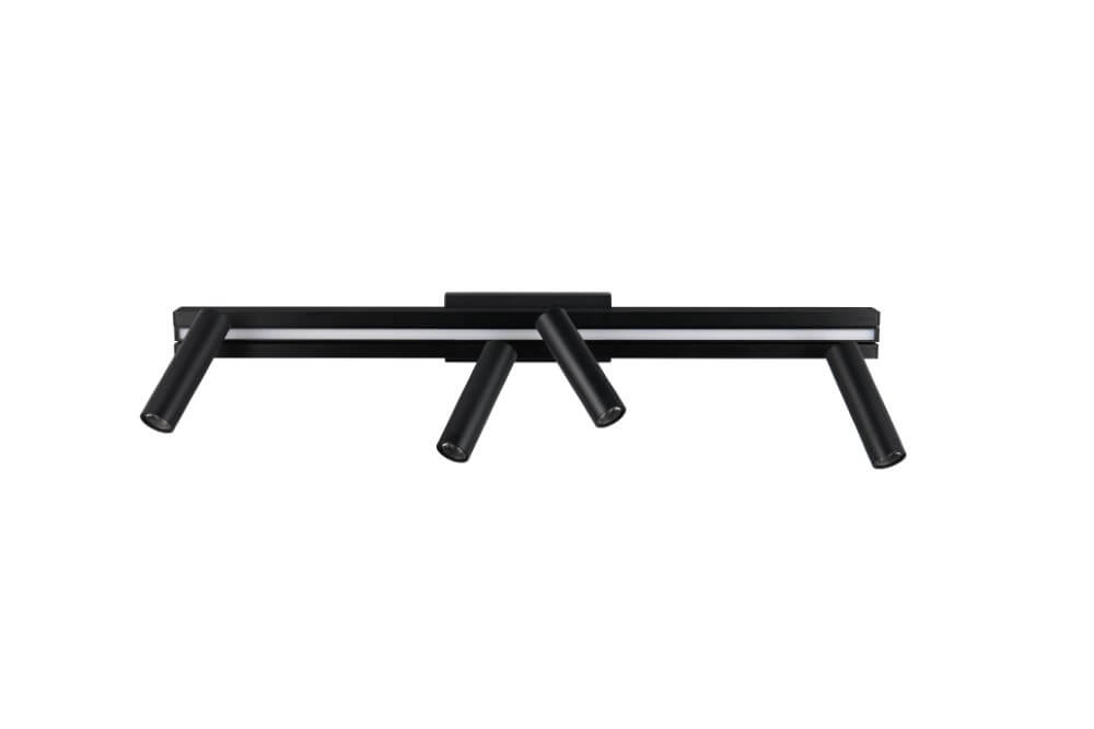 4-lichts led spot Zeno zwart Trio 4017807622904