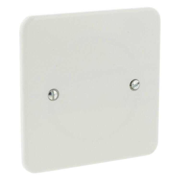 Blindplaat voor centraaldozen met schroefklemmen