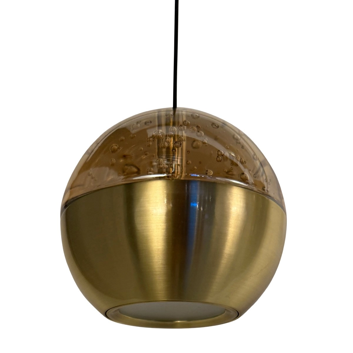Led pendel Belluno messing met glas Steinhauer 8712746183917