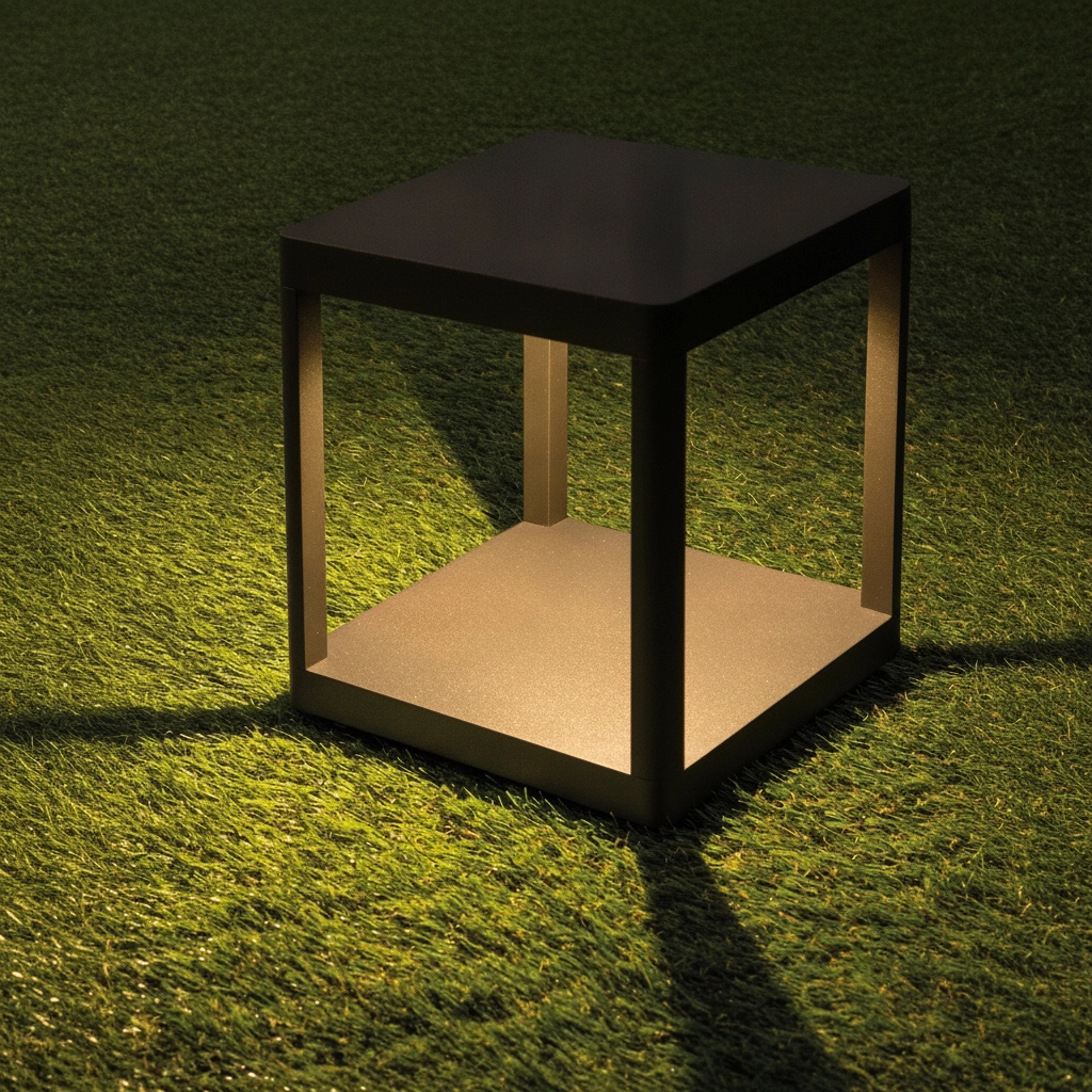 Vierkante tuinlamp Surf 23cm