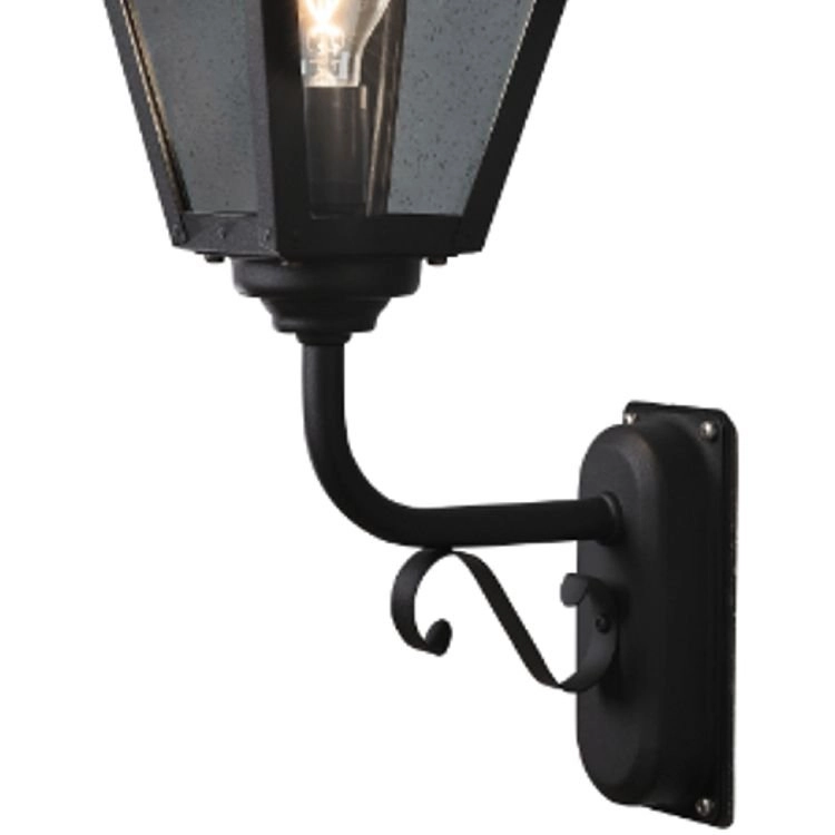 Landelijke wandlamp Benu zwart KonstSmide 7318304347503