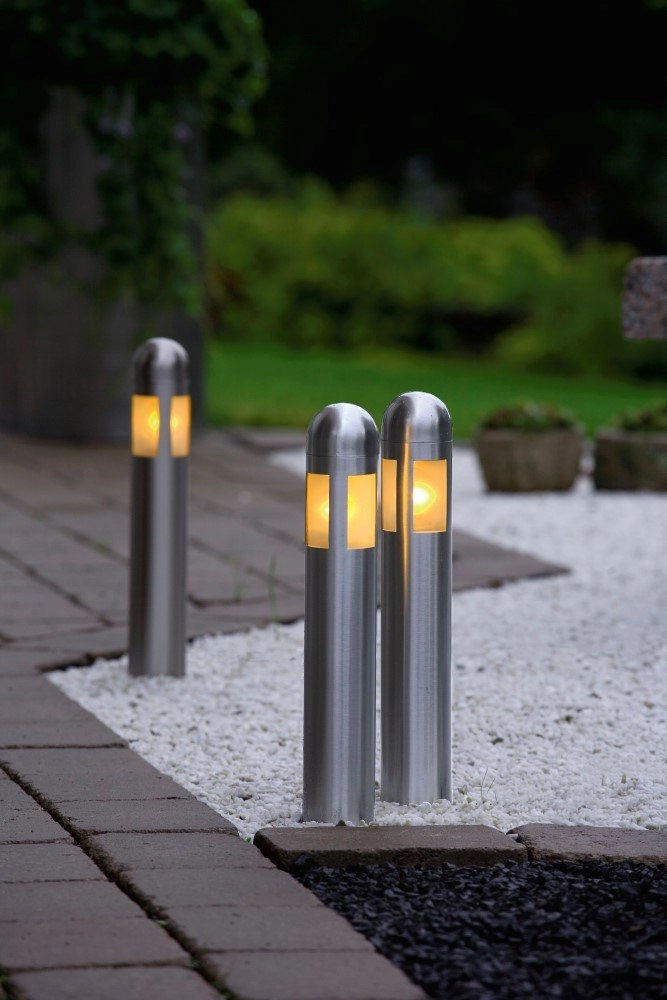 Tuinlampen 12 volt Amalfi (3x) 35cm metaalgrijs KonstSmide 7318307451009