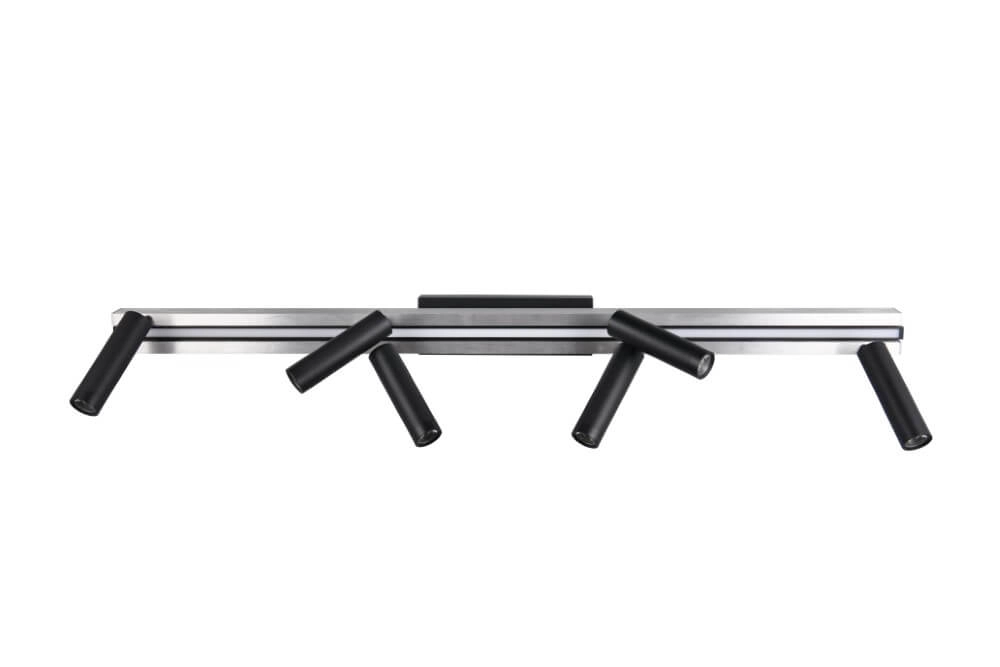 6-lichts led spot Zeno metaal met zwart Trio 4017807627305