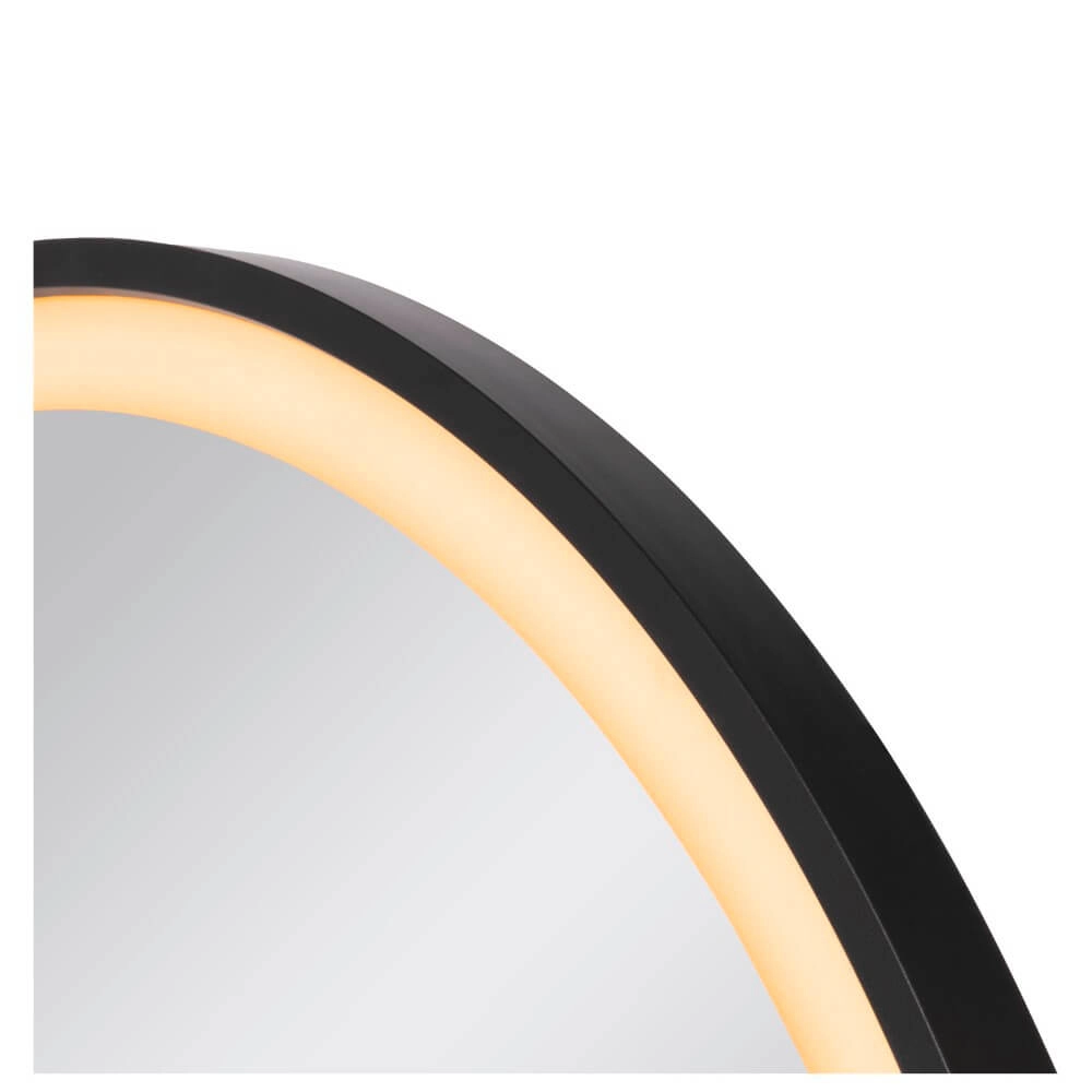 Spiegel wandlamp Trukko Zwart - Ø 80cm SLV 4024163274753