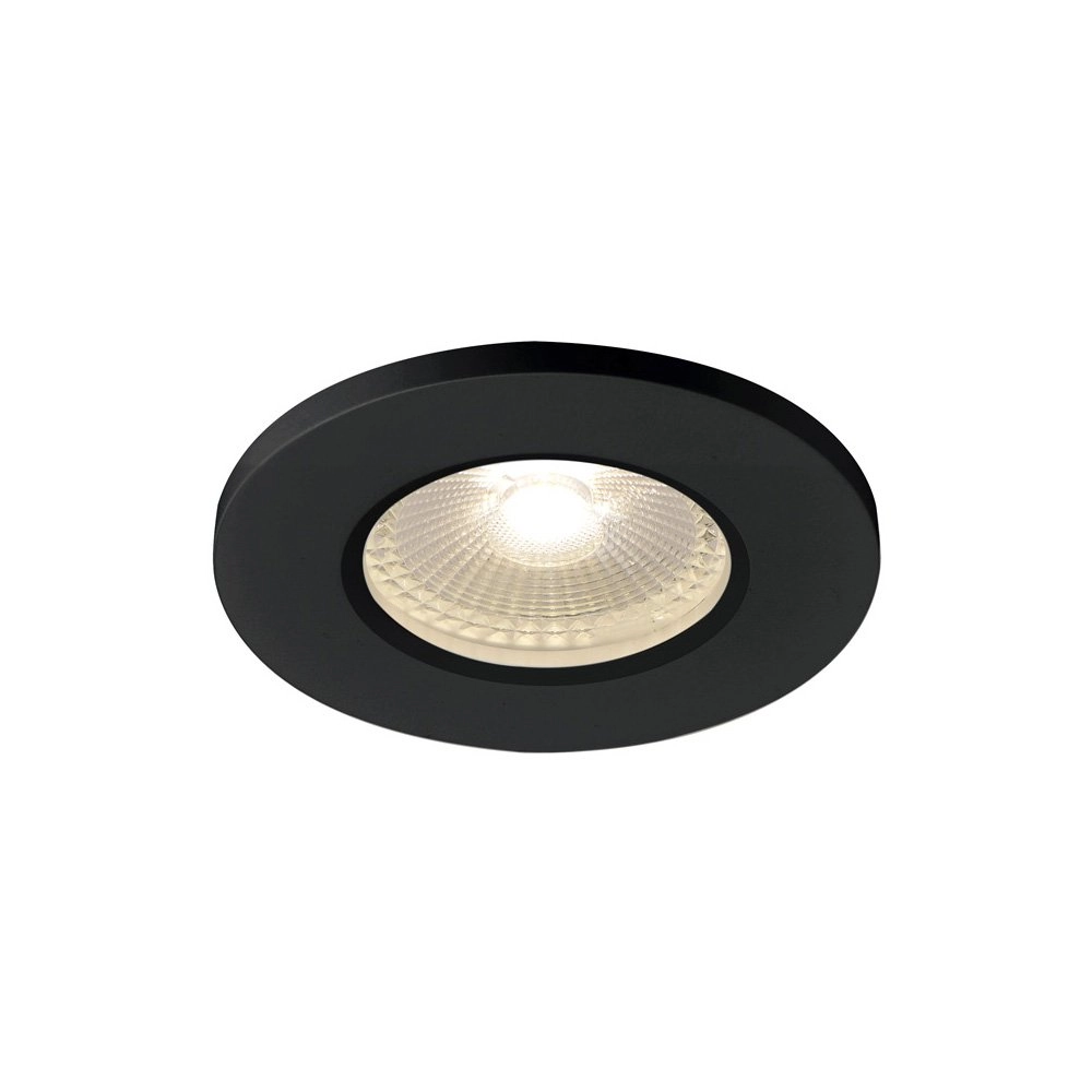 Inbouwspot zwart Kamuela Eco 3000K - 8,8cm zwart Inbouwspot zwart Kamuela Eco 3000K - 8,8cm zwart