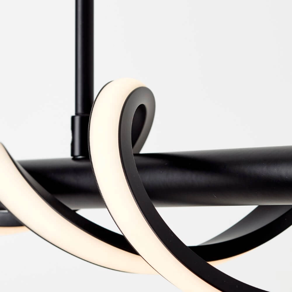 Zwarte design hanglamp Amalie M Brilliant 4004353411748