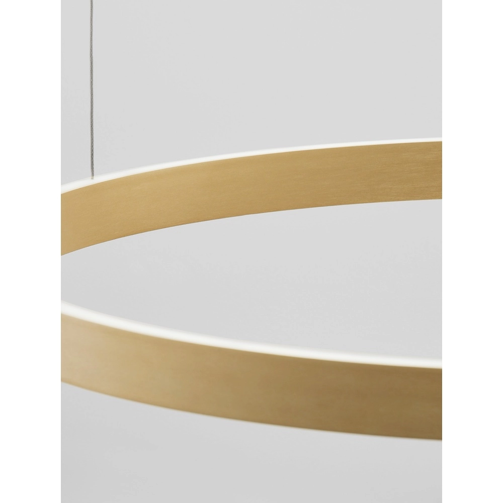 Gouden hanglamp Elowen design Ø 80cm Lyora 5212017439109