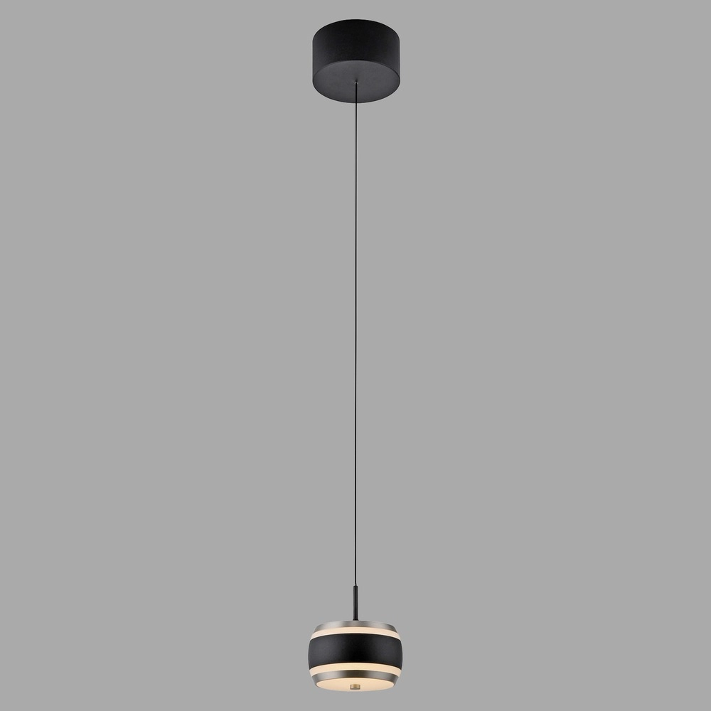 Strakke led pendel Pure Falling Rings black pearl