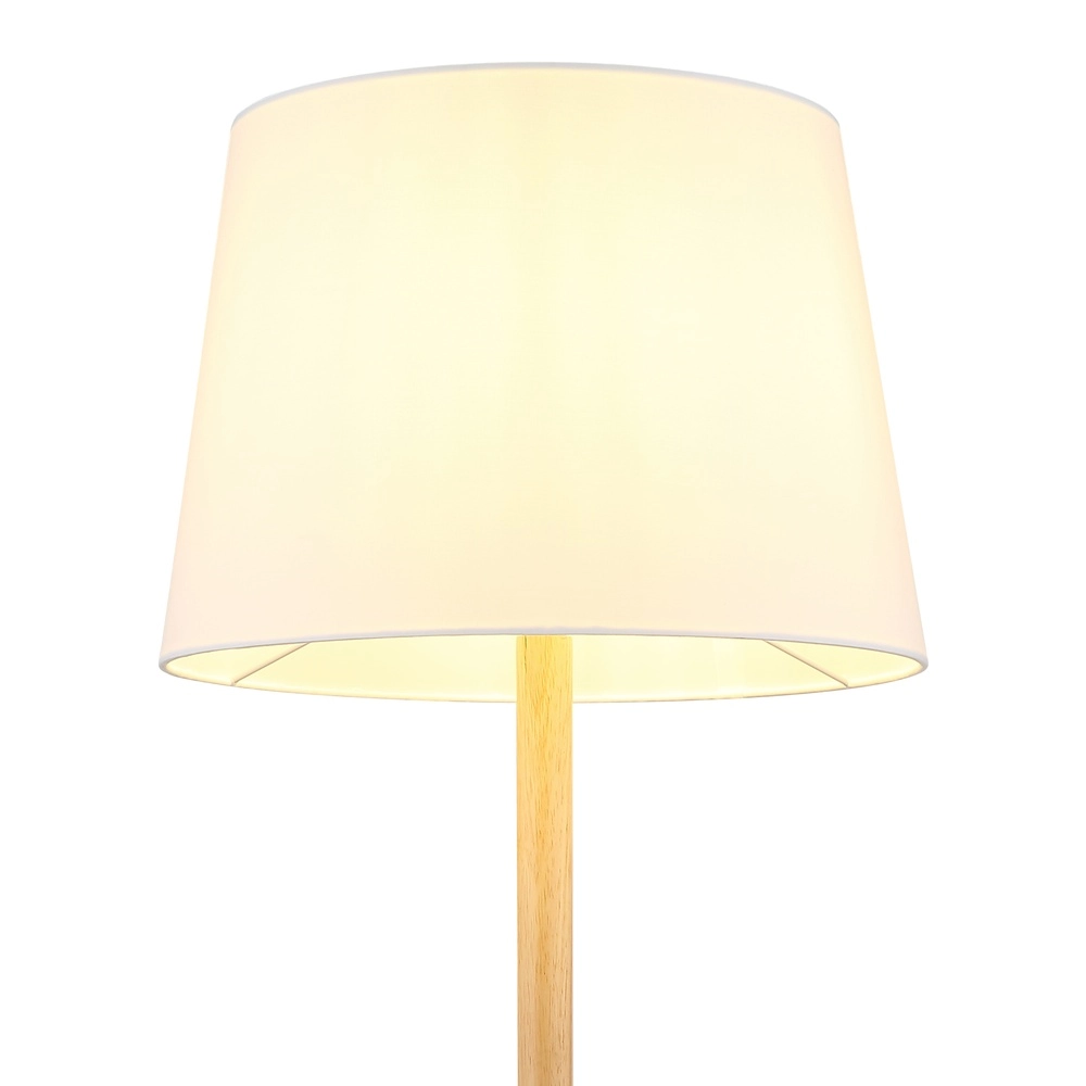 Vloerlamp Joris hout Globo 9007371516810