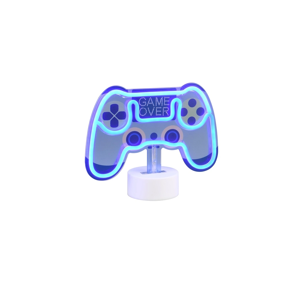 Neon tafellamp Control blauw Trio 4017807600803