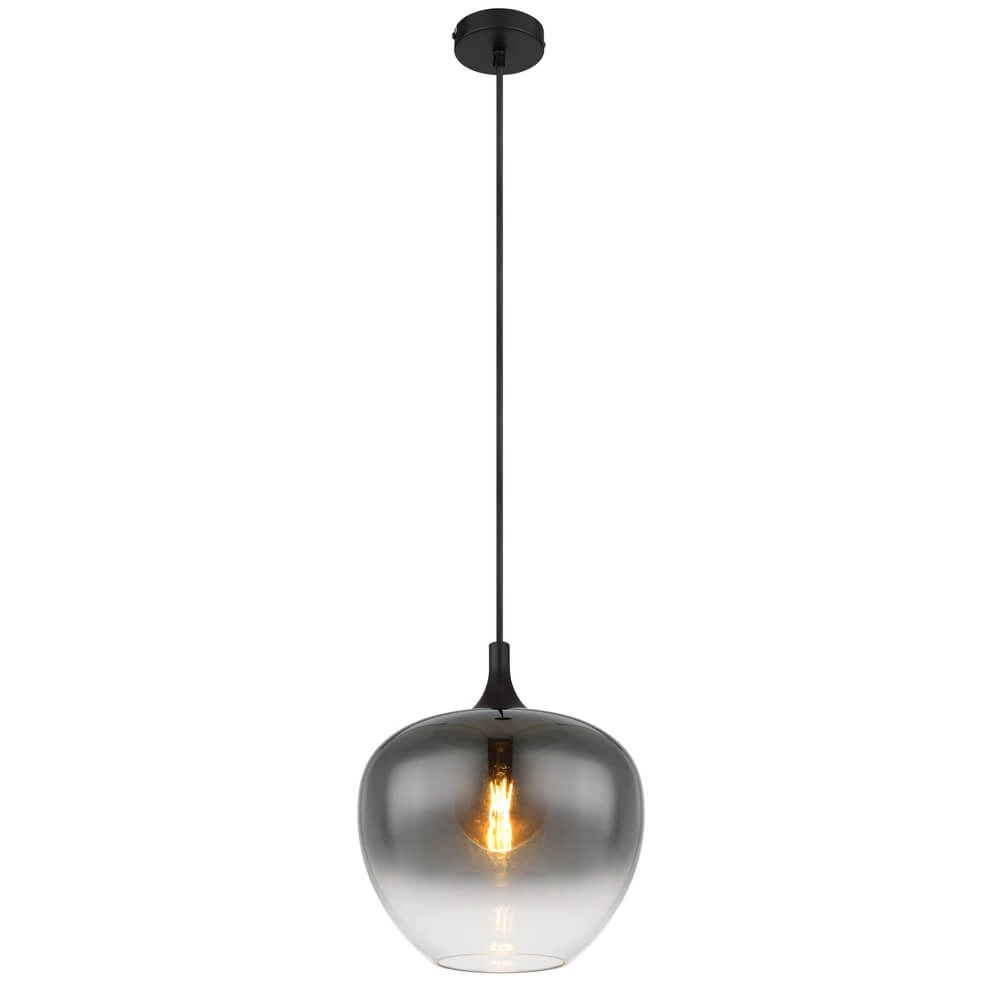 Ronde hanglamp Maxy Ø 29cm zwart