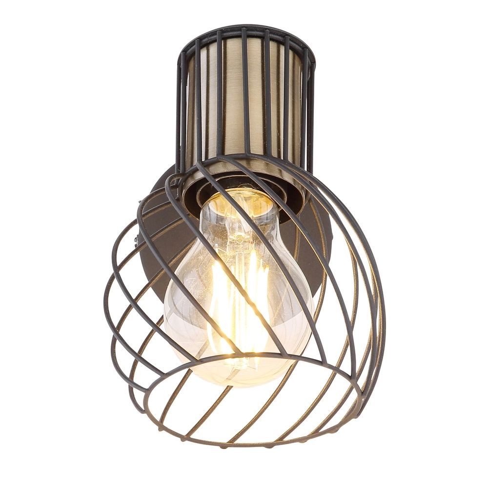 Wandlamp Argusto zwart Globo 9007371387717