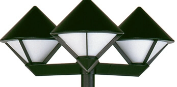 Buitenverlichting staand zwart Triangle 2m Albert 4007235620528