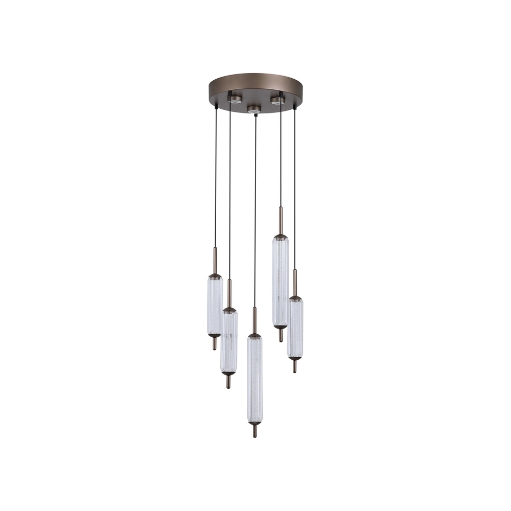 Unieke hanglamp Cattail 5-lichts bubbel glas Searchlight 5053423301259