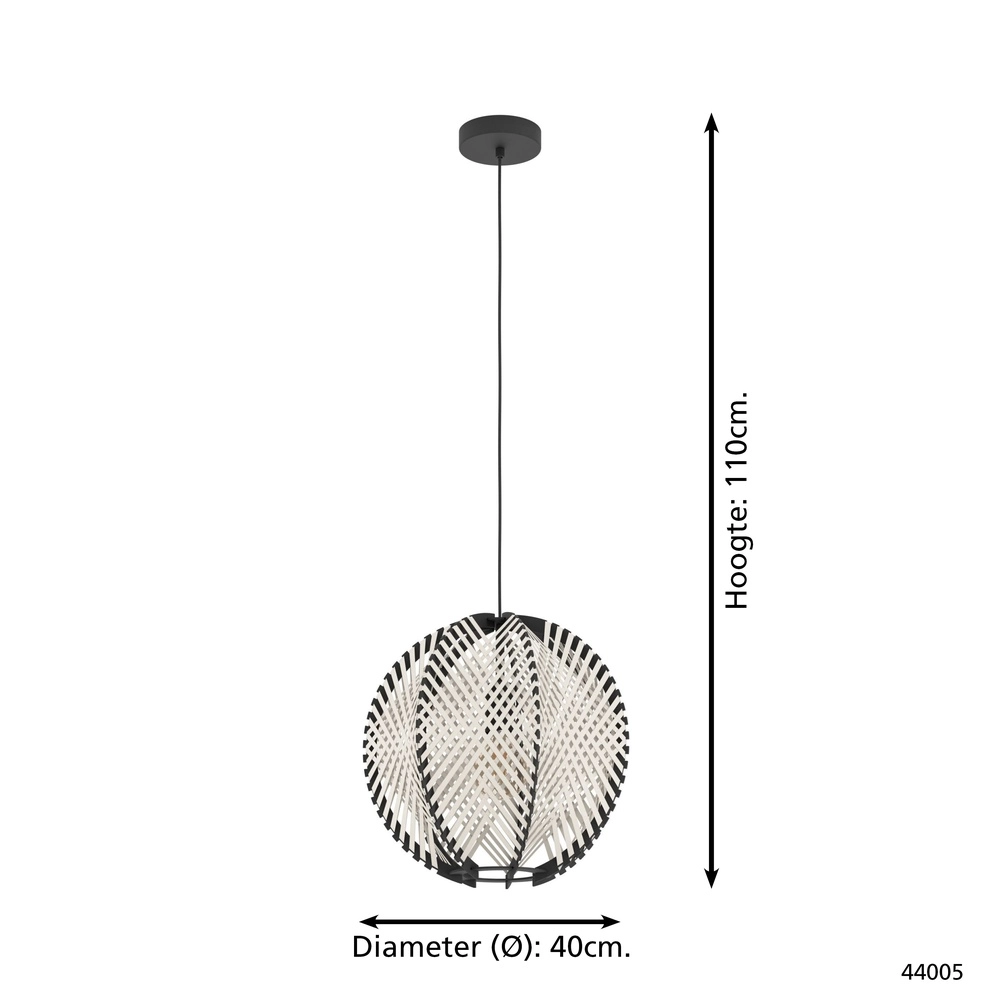 Design hanglamp Waverton Ø 40cm Eglo 9002759440053