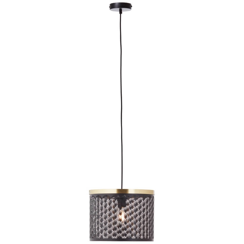 Zwarte hanglamp Neolia met goud Zwarte hanglamp Neolia met goud